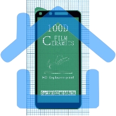 Керамическая пленка (стекло) для Xiaomi Redmi 6 черный