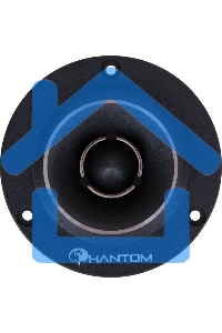 Колонки автомобильные Phantom MT30, 80Вт, 98дБ, 4Ом, 2.5см, без решетки (1дюйм) (ком.:2кол.)