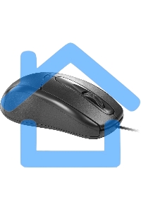 Мышь проводная Defender Standard MB-580 черный, 1000 dpi, USB, кнопки - 3