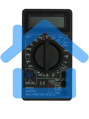 Инструменты Ресанта DT 832 Мультиметр 61/10/512 3,5 разр ж/к дисплей, 20 режимов