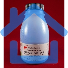Тонер для принтера Static Control HP2025-80B-COS голубой (флакон 80гр) для HP CP2020/2025/2320