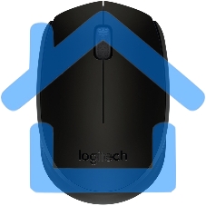 Мышь беспроводная Logitech B170 черный, 1000 dpi, радиоканал, USB, кнопки - 3