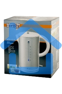 Чайник электрический Mystery MEK-1614 1.7л. 2200Вт серый (корпус: пластик)