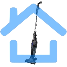 Пылесос вертикальный Endever VC-286 серый, питание от сети, 100 Вт, уборка сухая, пылесборник 1.9 л