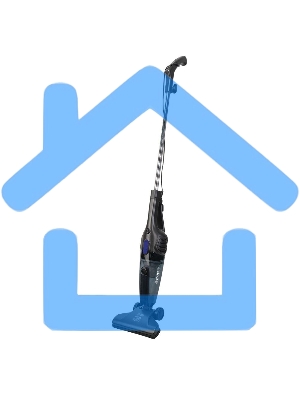 Пылесос вертикальный Endever VC-286 серый, питание от сети, 100 Вт, уборка сухая, пылесборник 1.9 л