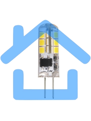 Лампа светодиодная PLED-G4 3Вт капсульная 2700К тепл. белый G4 200лм 220-230В JazzWay 1032041