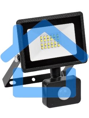 Прожектор Iek LPDO602-30-65-K02 СДО 06-30Д светодиодный черный с датчиком движения IP54 6500K