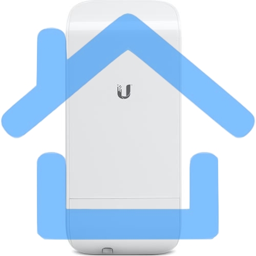 Точка доступа UBIQUITI LocoM2(EU) Wi-Fi и AirMAX. 802.11g/n, интегрированная антенна 8 дБ (45°*45°),10/100 RJ45 Ethernet
