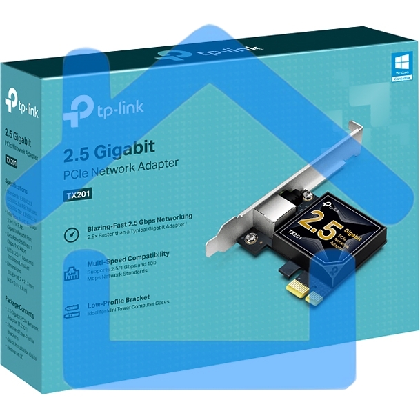 Сетевой адаптер TP-Link TX201 PCIe 2,5 Гбит/с