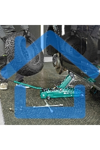 Домкрат гидравлический подкатной Сибртех 3 т, 135-400 мм