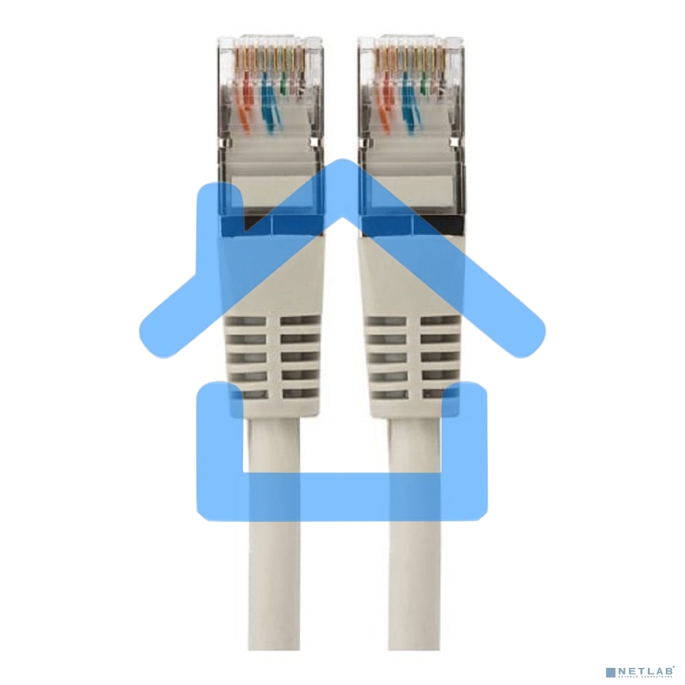 Пaтч-корд F/UTP Rexant, категория 5e, RJ45-RJ45, экранированный, 24AWG, LSZH, серый, 3м