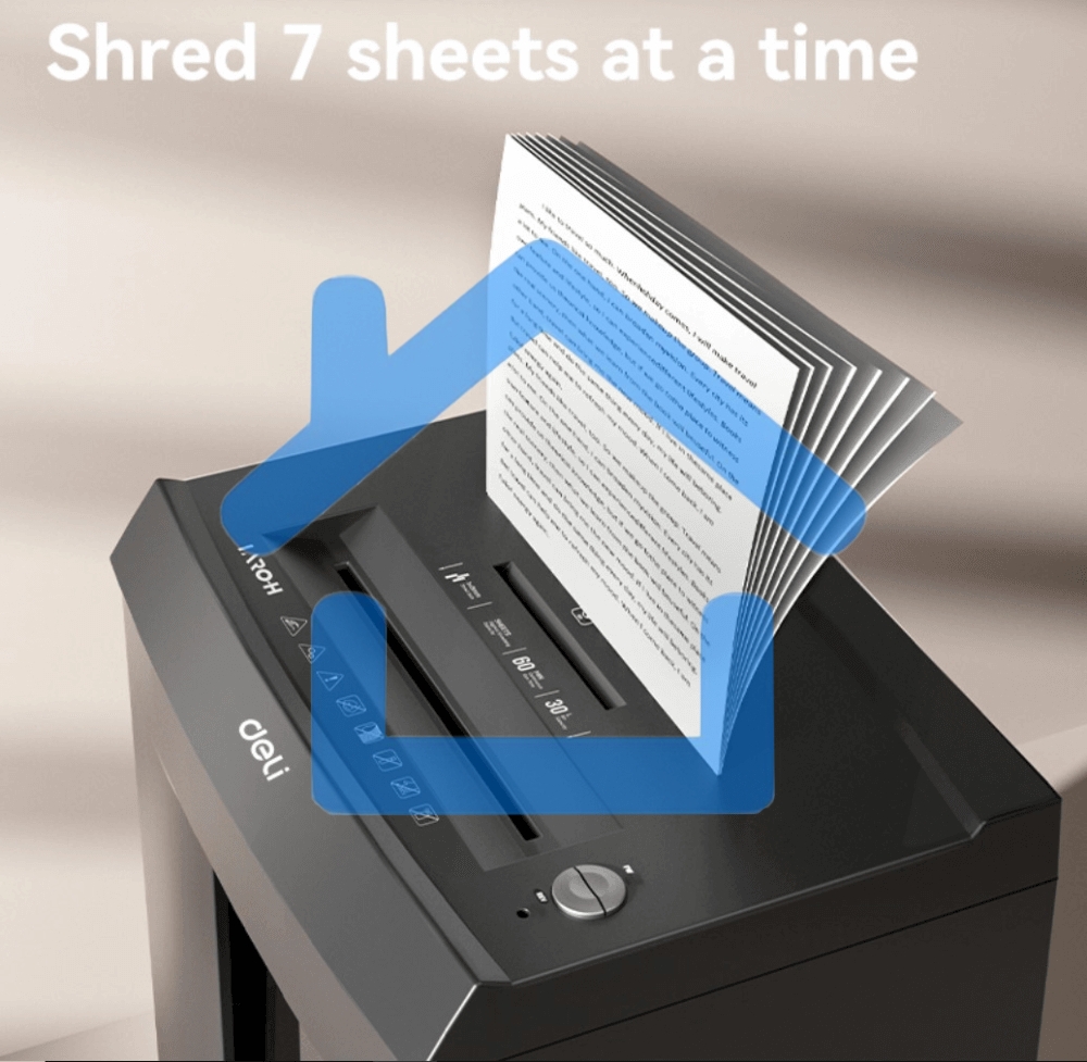 Уничтожитель бумаги (Шредер) Deli ET097