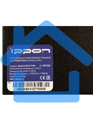 Источник бесперебойного питания Ippon Innova G2 2000 1800Вт 2000ВА черный