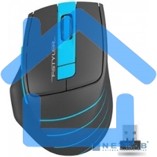 Мышь беспроводная A4Tech Fstyler FG30 серый/синий, 2000 dpi, радиоканал, USB, кнопки - 5