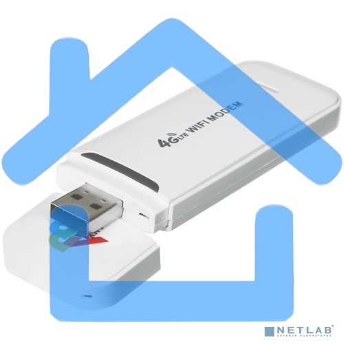 Модем 3G/4G Anydata W150 USB Wi-Fi Firewall +Router внешний белый