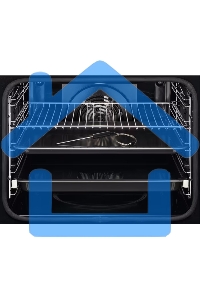 Электрический духовой шкаф Electrolux с конвекцией, приготовление на пару,объем 72 л, утапливаемые переключатели, 10 режимов, автопрограммы, очистка пиролитическая, 3 стекла в дверце, направляющие проволочные + телескопические (1 уровень), термощуп