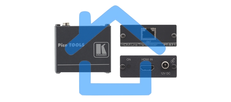 Передатчик Kramer Electronics PT-571 сигнала HDMI в кабель витой пары (TP), поддержка HDCP и HDMI 1.3, совместимость с HDTV, Power Connect, 1.65Gbps