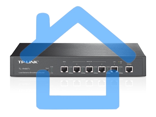 Маршрутизатор TP-Link SMB TL-R480T+ Роутер для ср.бизнеса 1WAN+4LAN 10/100Mb/s,Intel IXP 266MHz, Firewall,NAT,VPN