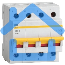Выключатель нагрузки ВН-32 100А/4П ИЭК MNV10-4-100