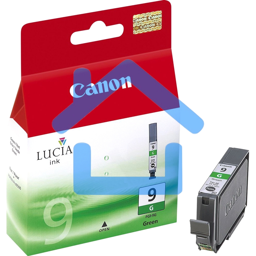 Картридж струйный PGI-9G (1041B001) зеленый (14 мл.) для Canon Pixma 9500 (Mark II)