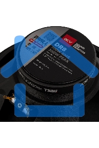 Колонки автомобильные ACV DRALL DR8 (без решетки) 300Вт 96дБ 3Ом 20см (8дюйм) (ком.:2кол.) широкополосные однополосные