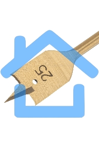 Набор сверл Matrix перовых по дереву, 10-12-14-16-18-20-22-25 мм 8 шт дерев,