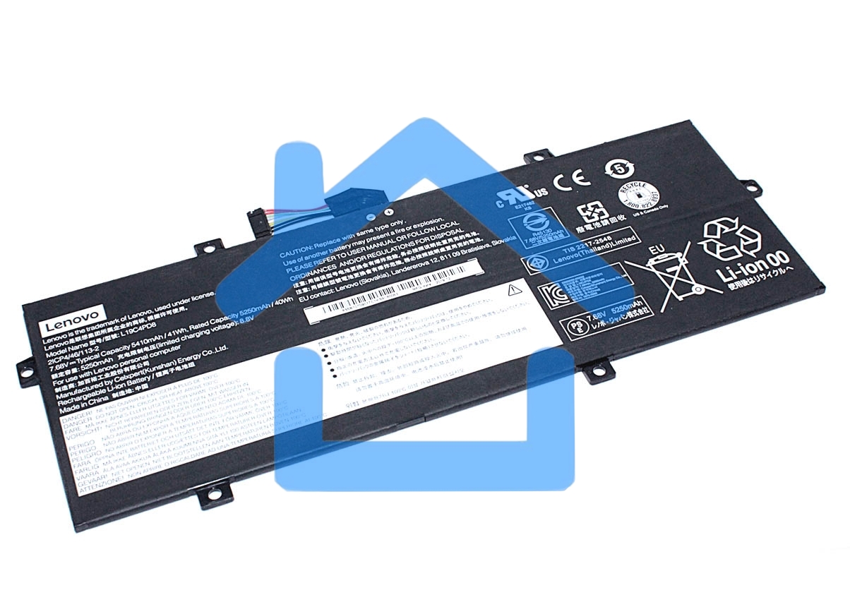 Аккумуляторная батарея для ноутбука Lenovo Yoga Duet 2020 7.68V 5410mAh