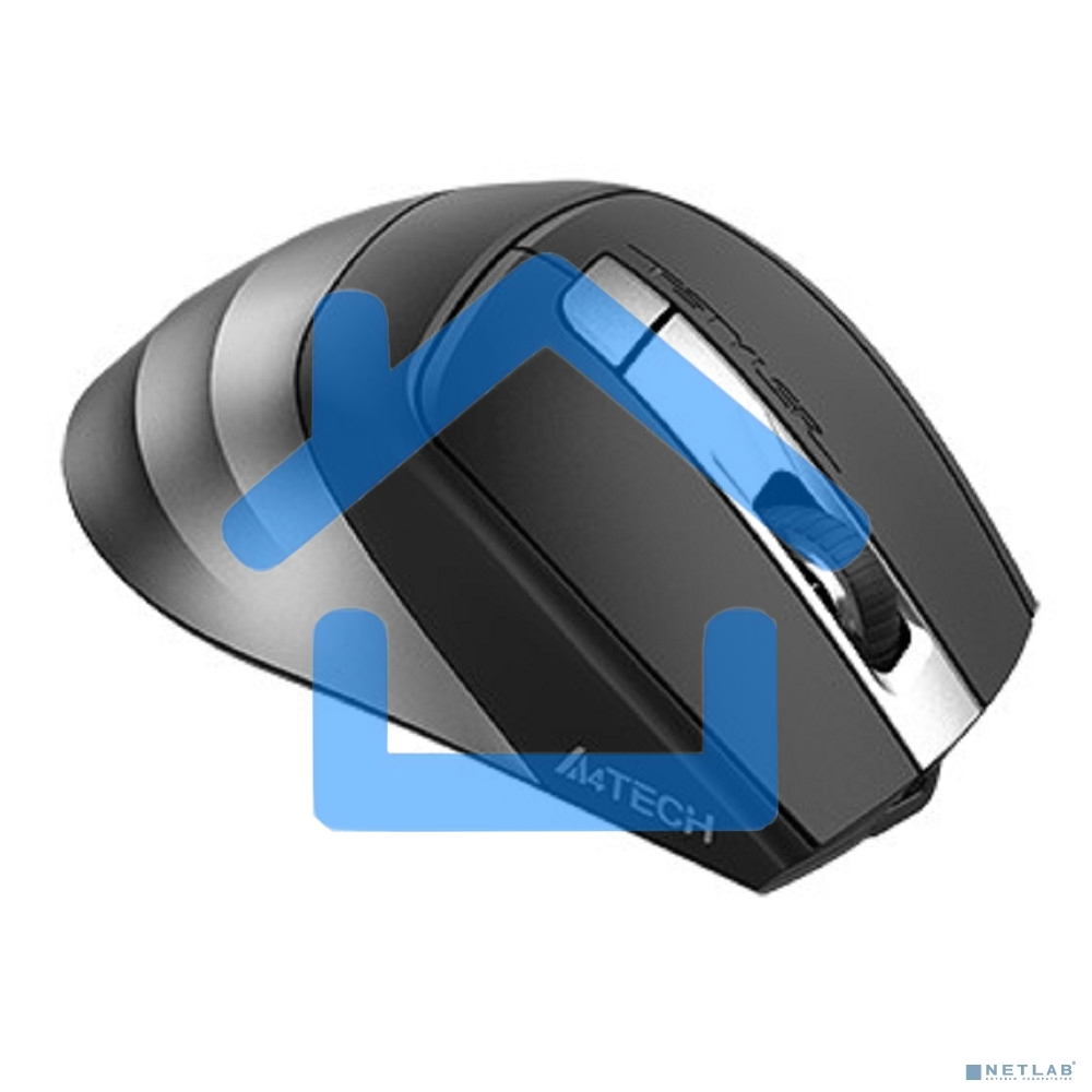 Мышь беспроводная A4Tech Fstyler FB35C серый/черный, 2000 dpi, радиоканал, Bluetooth, USB, кнопки - 6