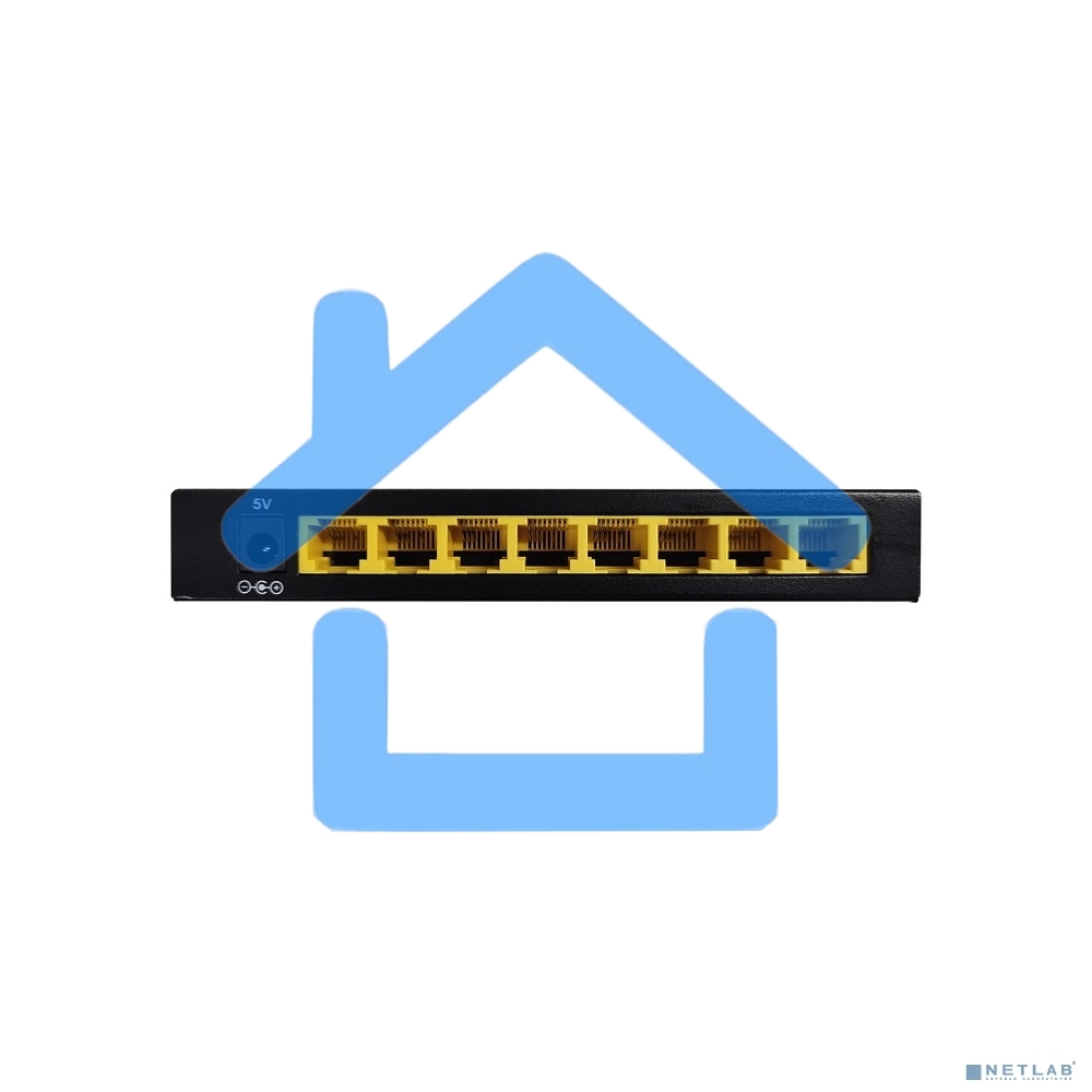 Коммутатор неуправляемый ORIGO Unmanaged Switch, 8x1000Base-T, metal case