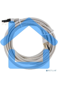 Пaтч-корд F/UTP Rexant, категория 5e, RJ45-RJ45, экранированный, 24AWG, LSZH, серый, 3м