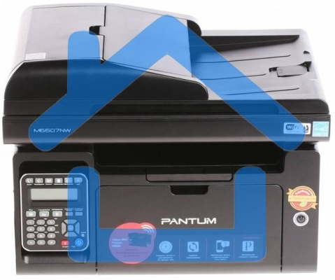 МФУ лазерное Pantum M6607NW, A4, ч/б, печ. до 22 стр/мин., скан. до 22 стр/мин., 1200x1200dpi, USB, RJ-45, Wi-Fi