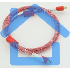 Кабель HDMI Ver.1.4 Red jack HDMI19 (m)/HDMI19 (m) 1.8м феррит.кольца позолоченные контакты