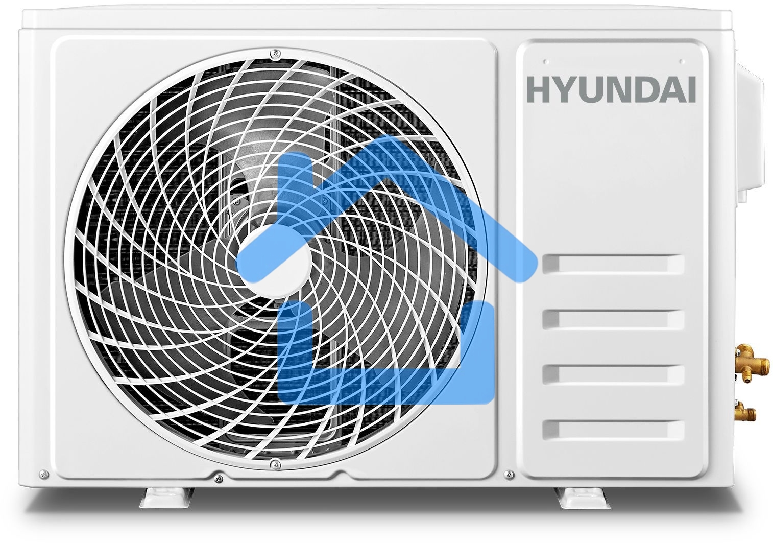 Кондиционер сплит-система Hyundai HAC-12/T-PRO 12000 BTU, 23 м², 22/41 дБ, охлаждение, обогрев, осушение, белый