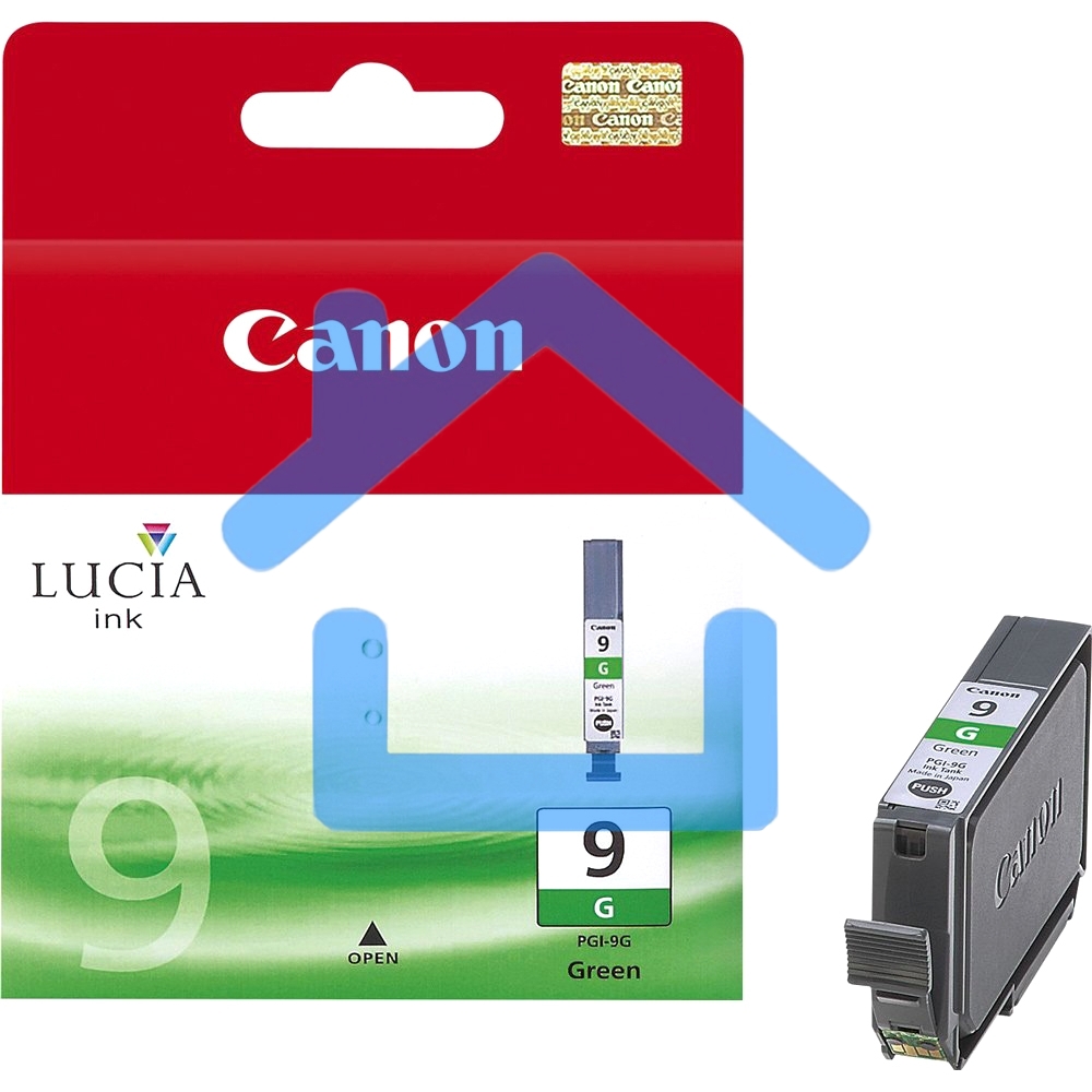 Картридж струйный PGI-9G (1041B001) зеленый (14 мл.) для Canon Pixma 9500 (Mark II)