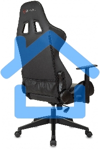 Кресло игровое Zombie GAME RGB черный эко.кожа/ткань крестов. пластик