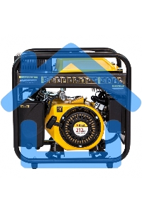 Электрогенератор бензиновый инверторный Denzel GT-3500iF, 3.5 кВт, 97 дБ, 27 кг