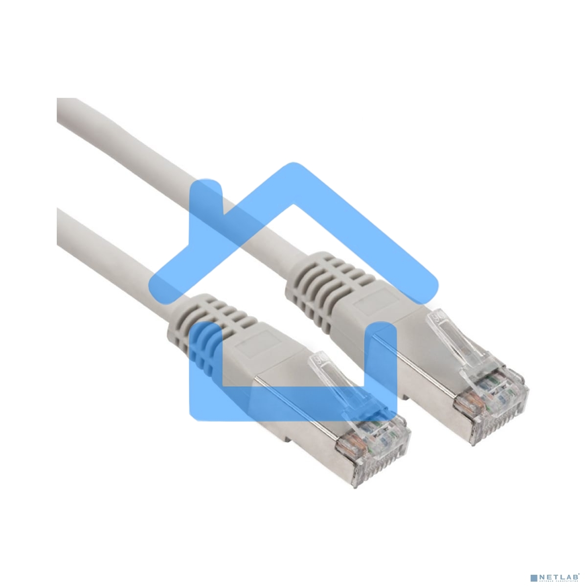 Rexant Пaтч-корд F/UTP, категория 6, RJ45-RJ45, экранированный, PVC серый, 1м
