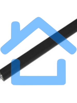 Вал резиновый (нижний) HP 5200 (Hi-black)