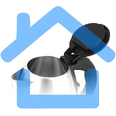 Чайник электрический Centek CT-0035 матовый, металл, 1,5 л, 2000 W, хромированная вставка на крышке