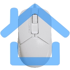 Мышь проводная A4Tech Fstyler FM12S белый, 1200 dpi, USB, кнопки - 3