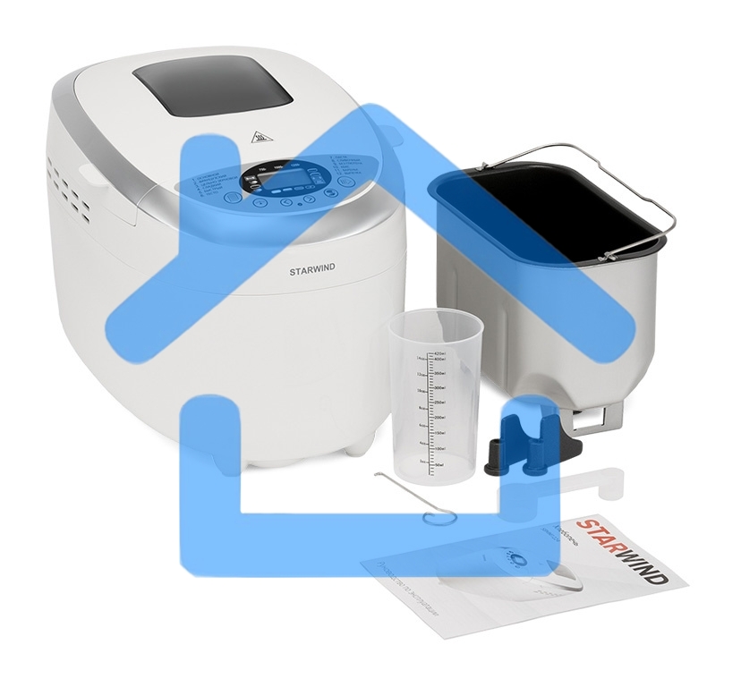 Хлебопечь Starwind SBMM1224 850Вт белый