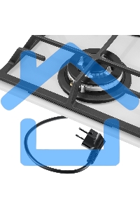 Газовая варочная панель Maunfeld EGHG.32.63CW/G