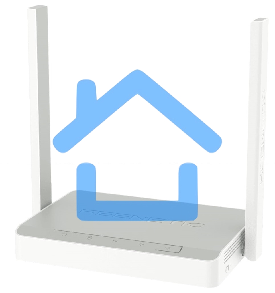 Роутер беспроводной Keenetic Air (KN-1613) с Mesh Wi-Fi 5 AC1200, 4-портовым Smart-коммутатором