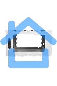 Шкаф настенный ЦМО ШРН-12.650 12U 600x650мм пер.дв.стекл несъемные бок.пан. 50кг серый