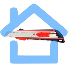 Нож Matrix, 18 мм выдвижное лезвие, метал. направляющая, эргоном. двухкомпонентная рукоятка