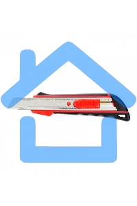 Нож Matrix, 18 мм выдвижное лезвие, метал. направляющая, эргоном. двухкомпонентная рукоятка