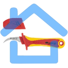 Нож диэлектрический СИБРТЕХ, серповидная рабочая кромка полотна 78804