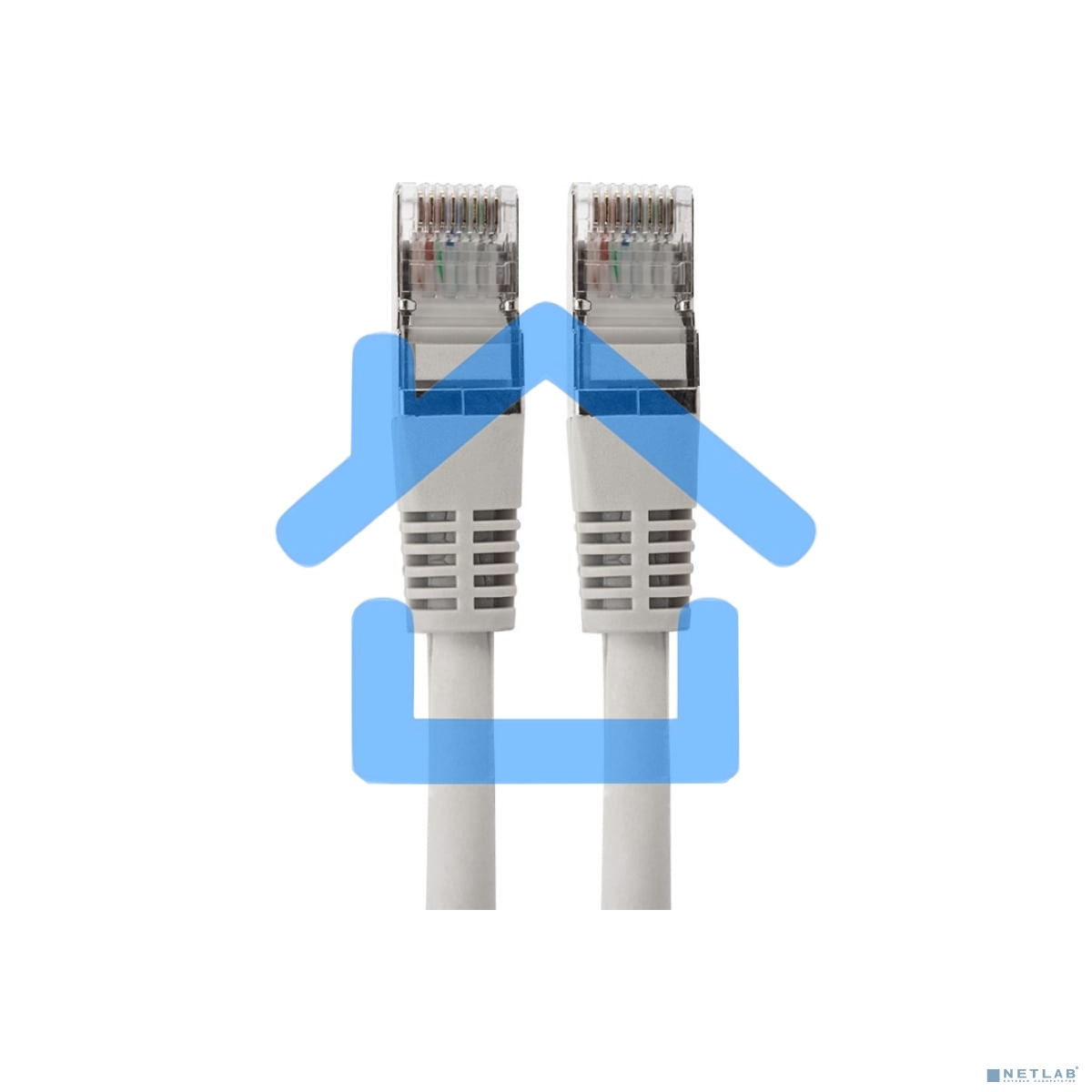 Rexant Пaтч-корд F/UTP, категория 6, RJ45-RJ45, экранированный, PVC серый, 1м