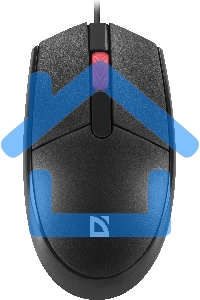 Мышь проводная Defender Delta MM-523 черный, 1000 dpi, USB, кнопки - 3