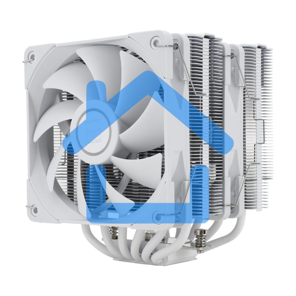 Кулер для процессора Thermalright Peerless Assassin 120 белый (4-pin PWM, 157мм, Ni/CU, 6x6мм, 2x120мм, 66.17CFM, 25.6dBA, 1550RPM, S: 1700, 1200, 20XX, 115X, AM5, AM4)